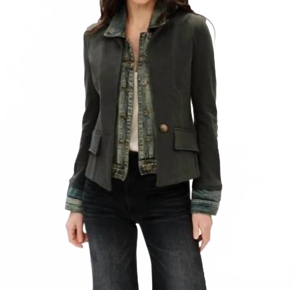 NEW SIX/FIFTY women's clarissa jacket in military
